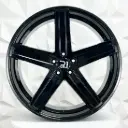 RIN 22X9 5-114.3 R1 SPORT 2762 GLOSS BLACK ET25 CB73.1