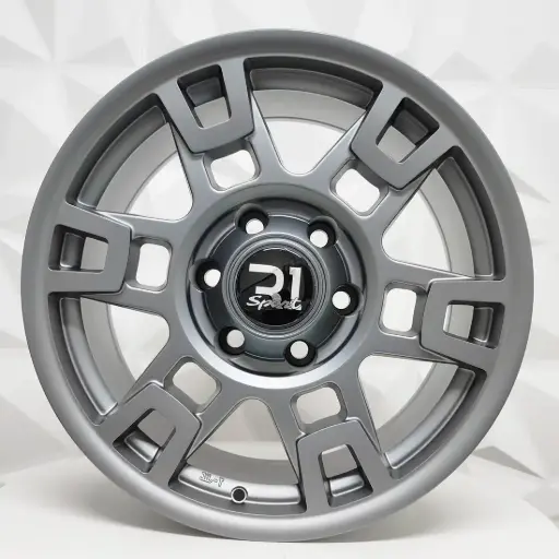 [174790] RIN 17X8 6-139.7 R1 SPORT QC615 MATT GUNMETAL ET5 CB106.1
